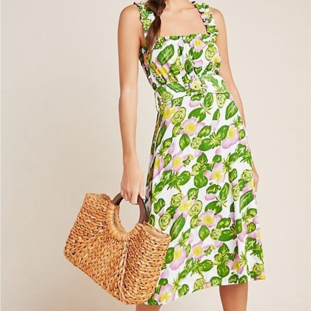 FAITHFULL THE BRAND Mae Midi Dress size 10